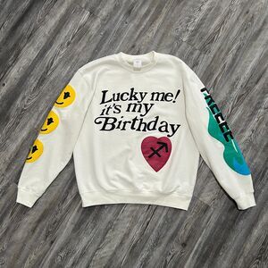 Saint West Reign Disick Birthday Crewneck Large